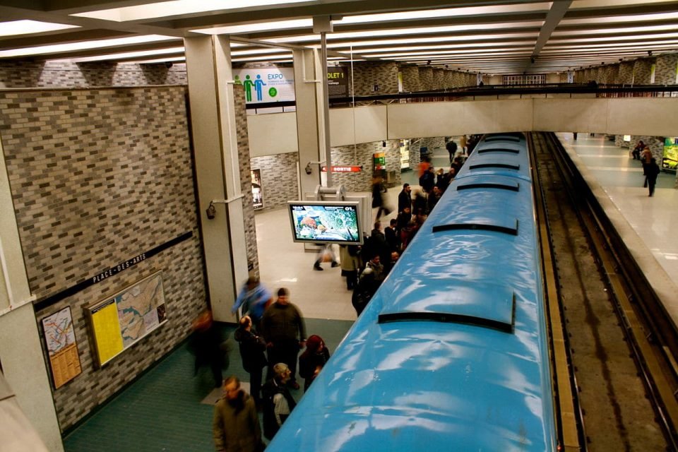 Subway Place des Arts Metro Station